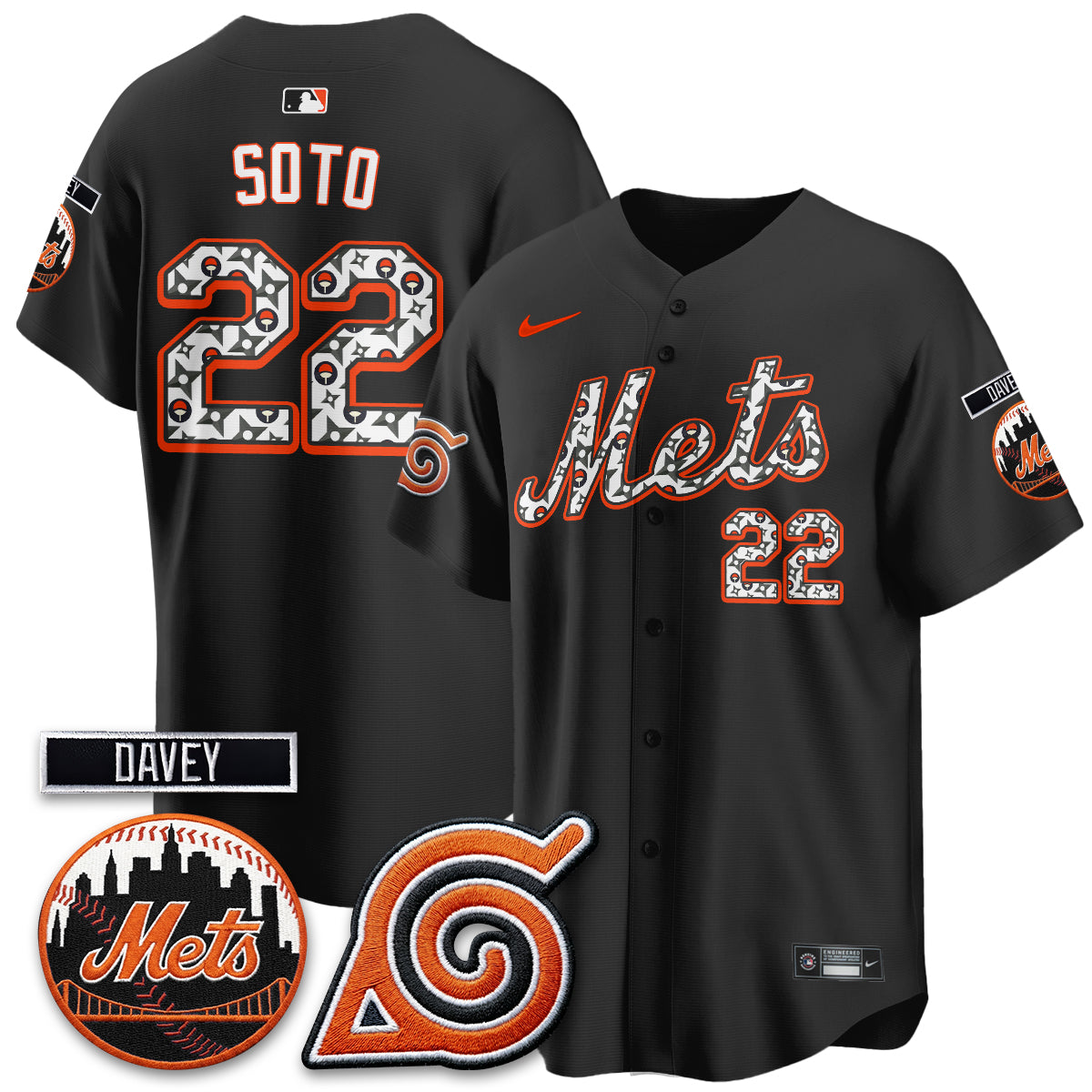 NYM x Naruto Nights 2026 Vapor Limited Jersey - Stitched V2