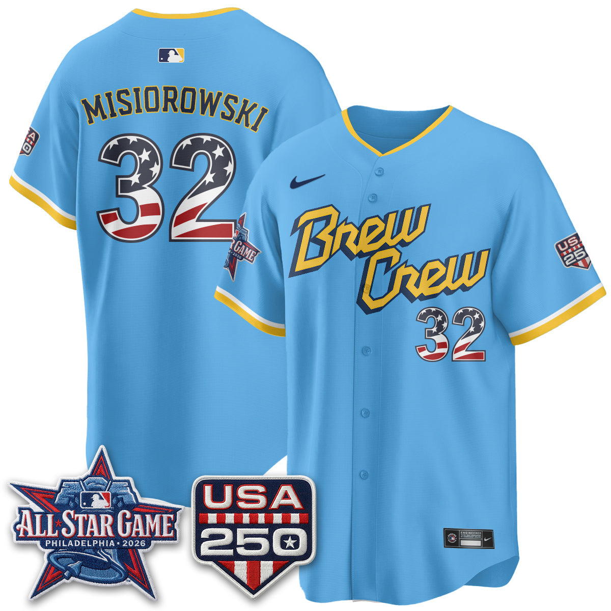 MIL 2026 All Star Game Vapor Jersey - Stitched
