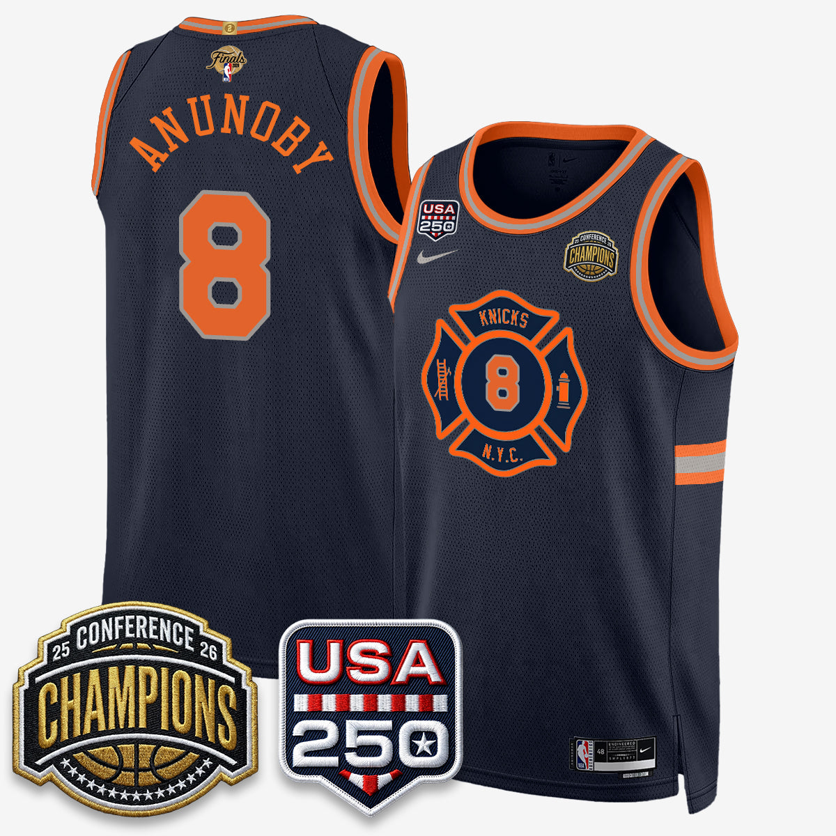 NYK 2026 Basketball  Eastern Conference Champions City Edition Jersey V2- Stitched
