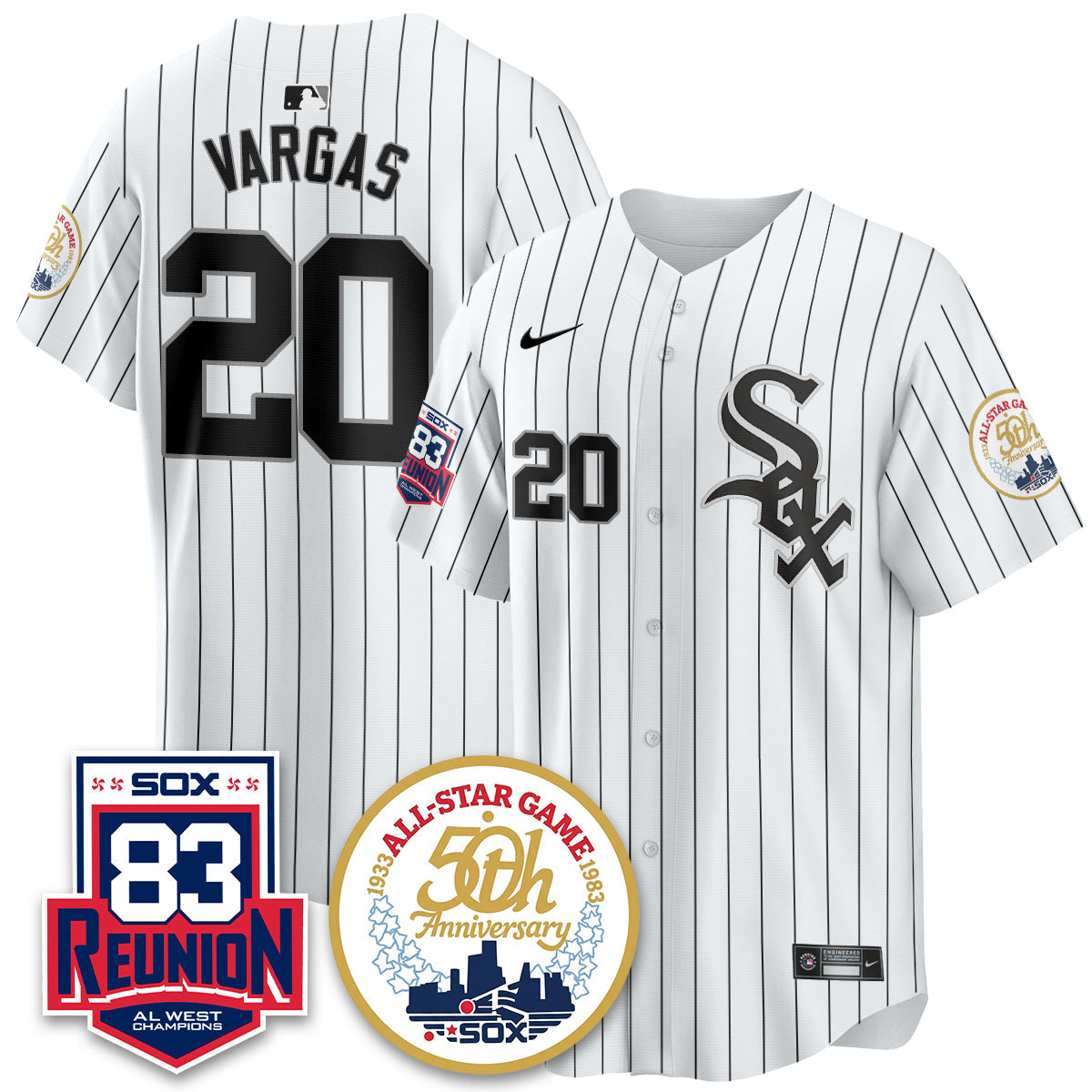 CWS Reunion All West Champions Vapor Jersey - Stitched