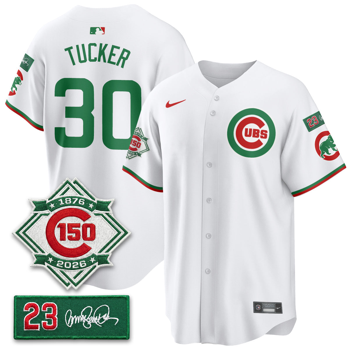 CHC Limited Mexico Jersey - 150th Anniversary + Ryne Sandberg Tribute Patch Stitched