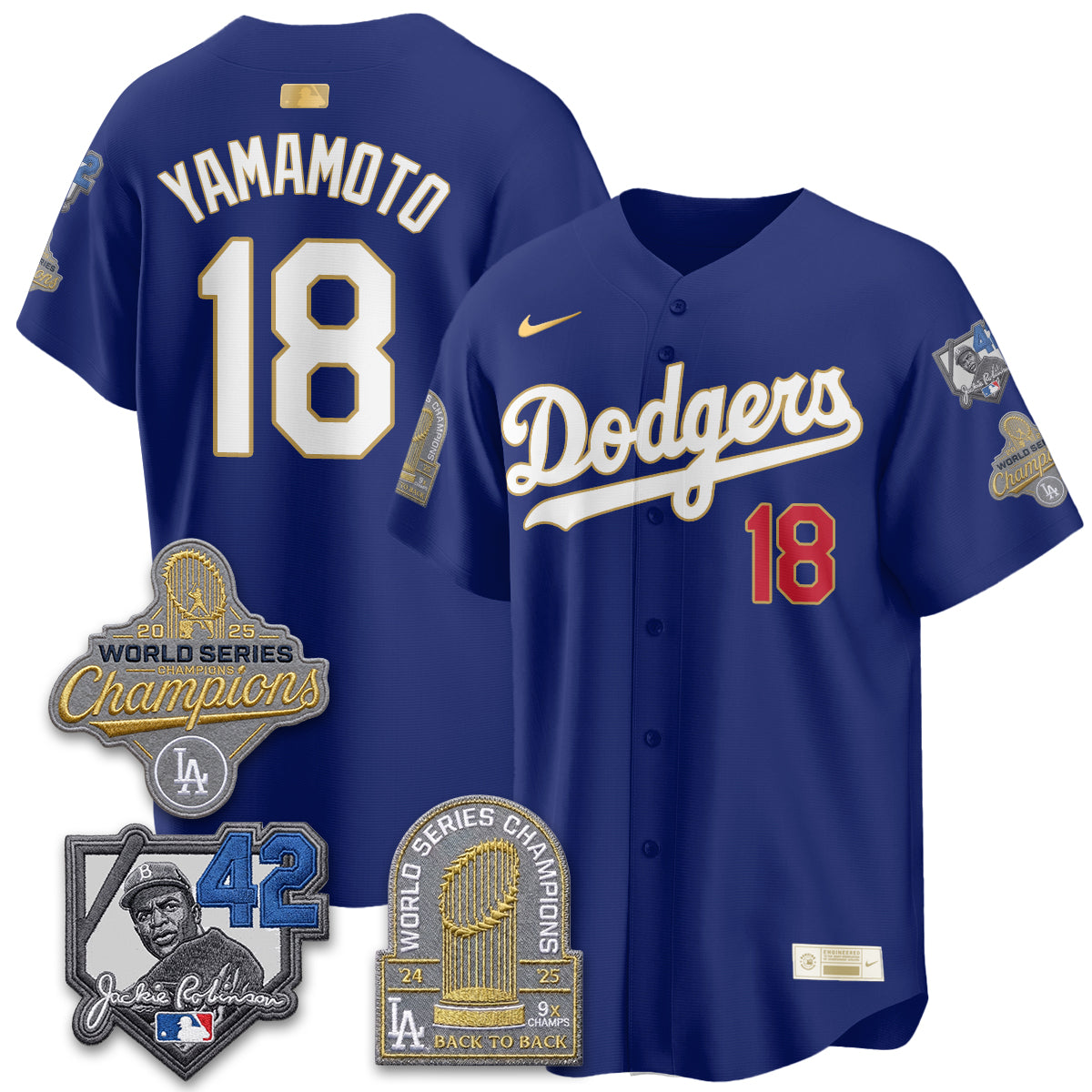 LAD 2026 Jackie Robinson New Era Vapor Limited Jersey - Stitched