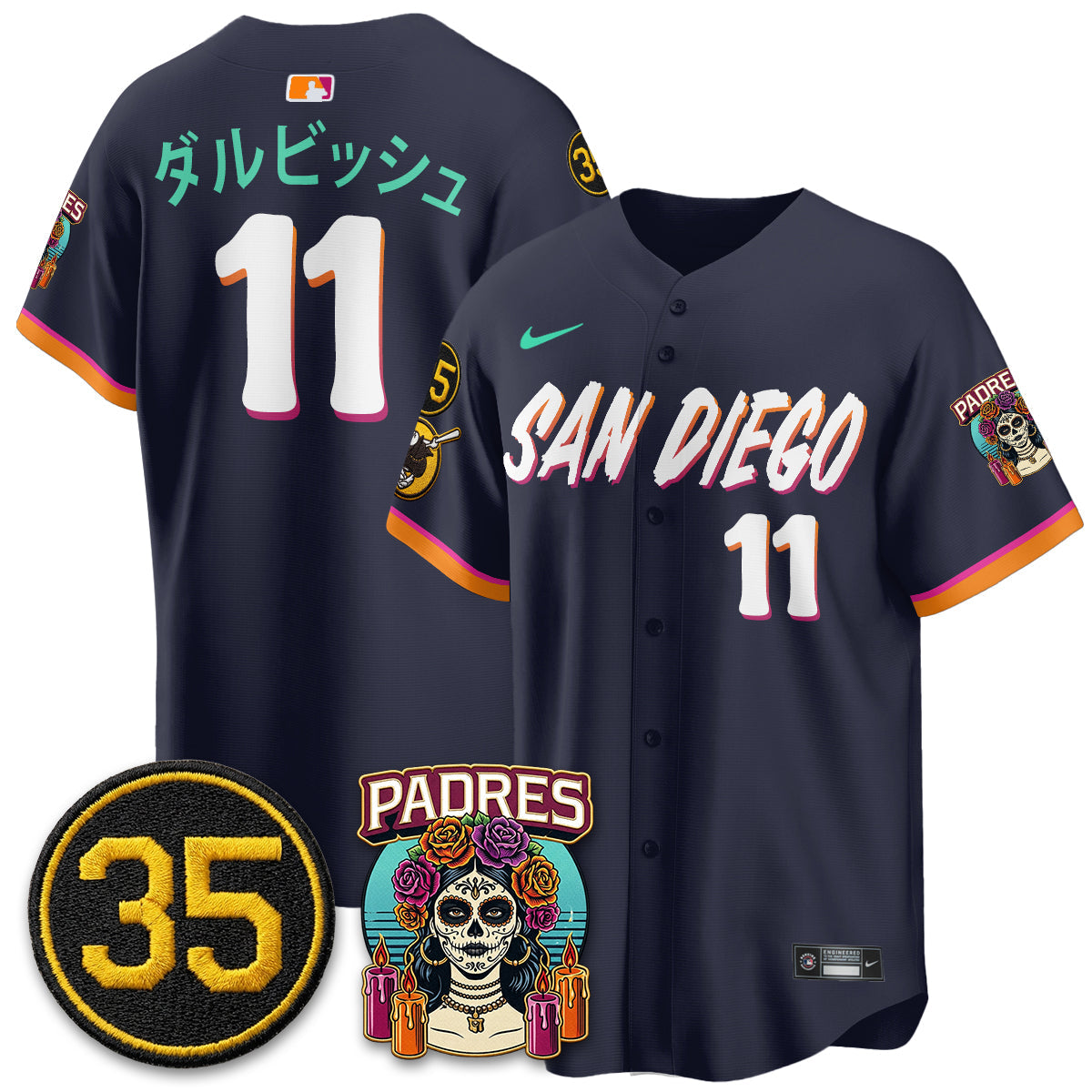 SD 2026 City Connect - Remembering Randy Jones Vapor Limited Jersey - Stitched