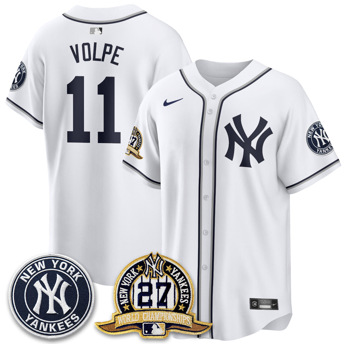 NYY 2026 Black Out Style Vapor Limited Jersey - Stitched