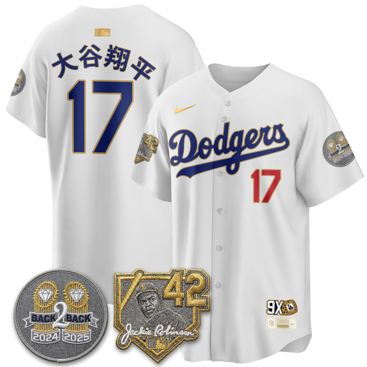 LAD -  2026 Jackie Robinson Day Vapor Limited Jersey - Stitched