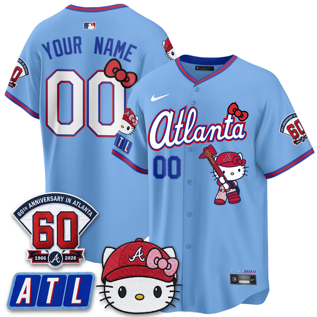 ATL x Meow KT 2026 Vapor Limited Custom Jersey - Stitched