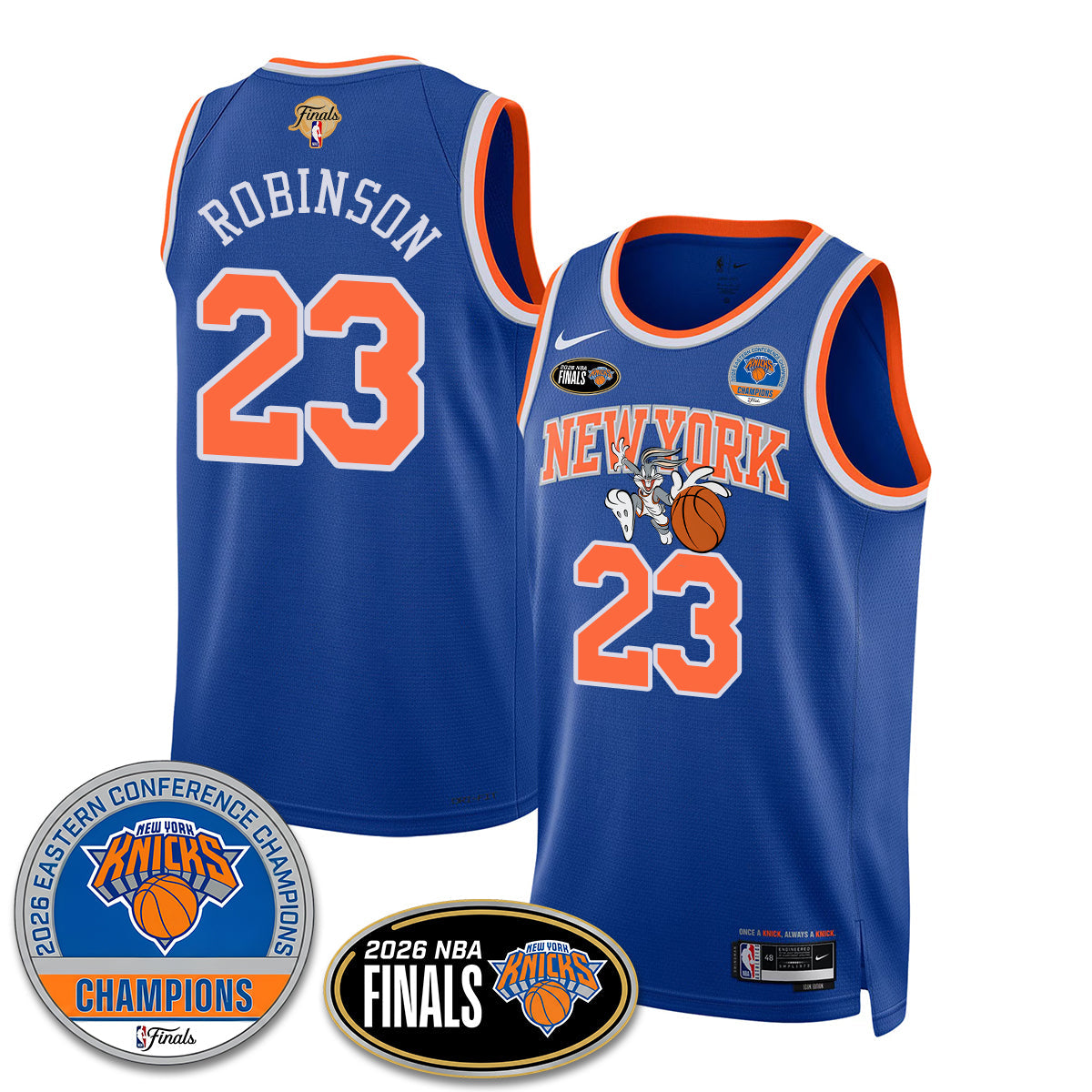 NYK 2026 Basketball  Eastern Conference Champions x Bunny Vapor Jersey - Stitched