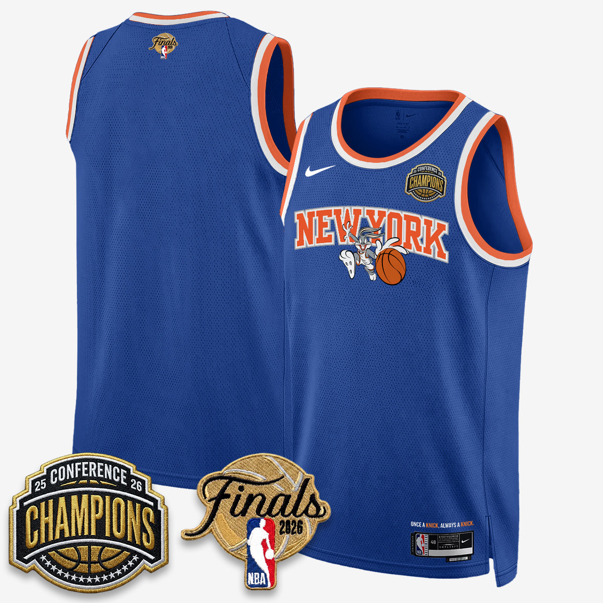 NYK 2026 Basketball  Eastern Conference Champions x Looney Tunes Vapor Jersey V2- Stitched