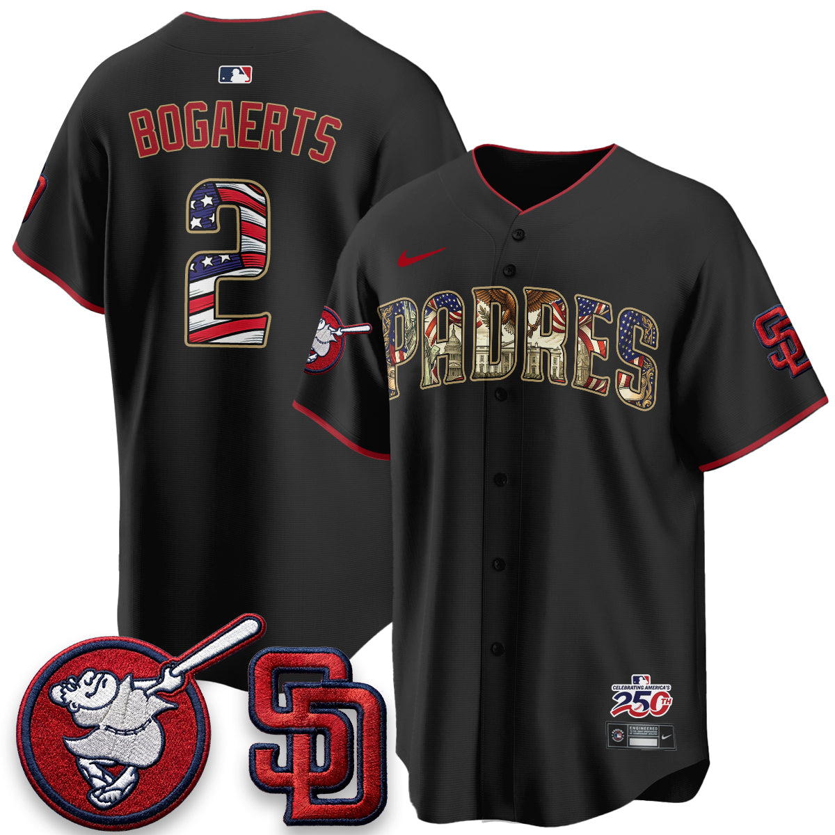 SD 2026 Independence Day USA Vapor Limited Jersey - Stitched