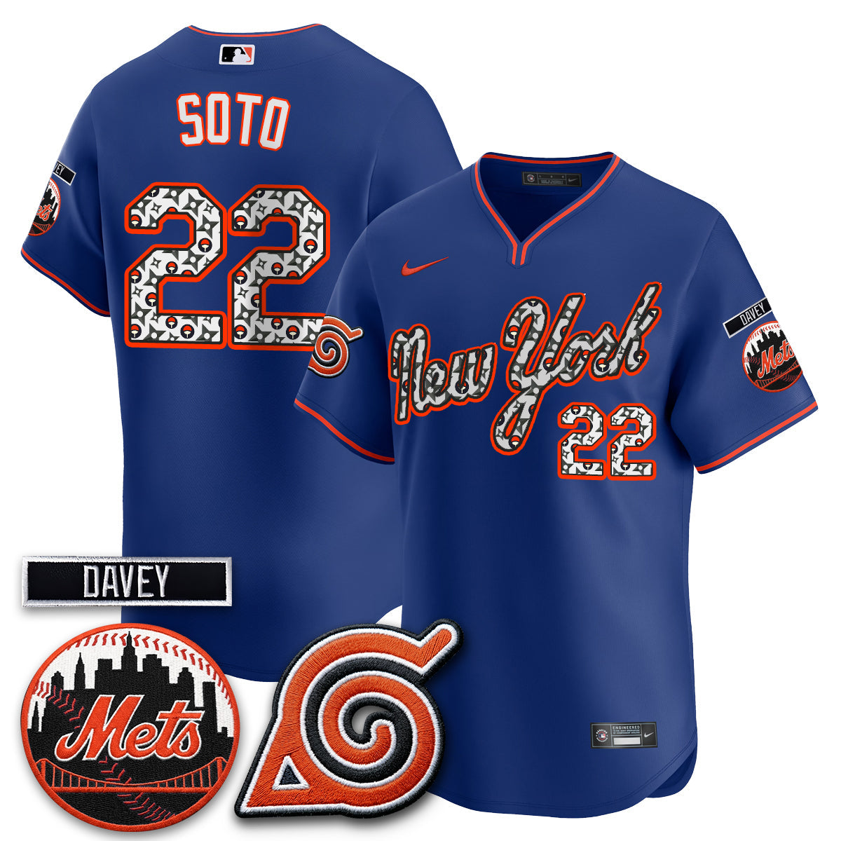 NYM x Naruto Nights 2026 Vapor Limited Jersey - Stitched V2