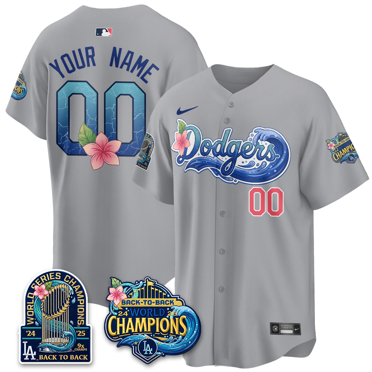 LAD Aloha Spirit Vapor Limited Custom Jersey - Stitched