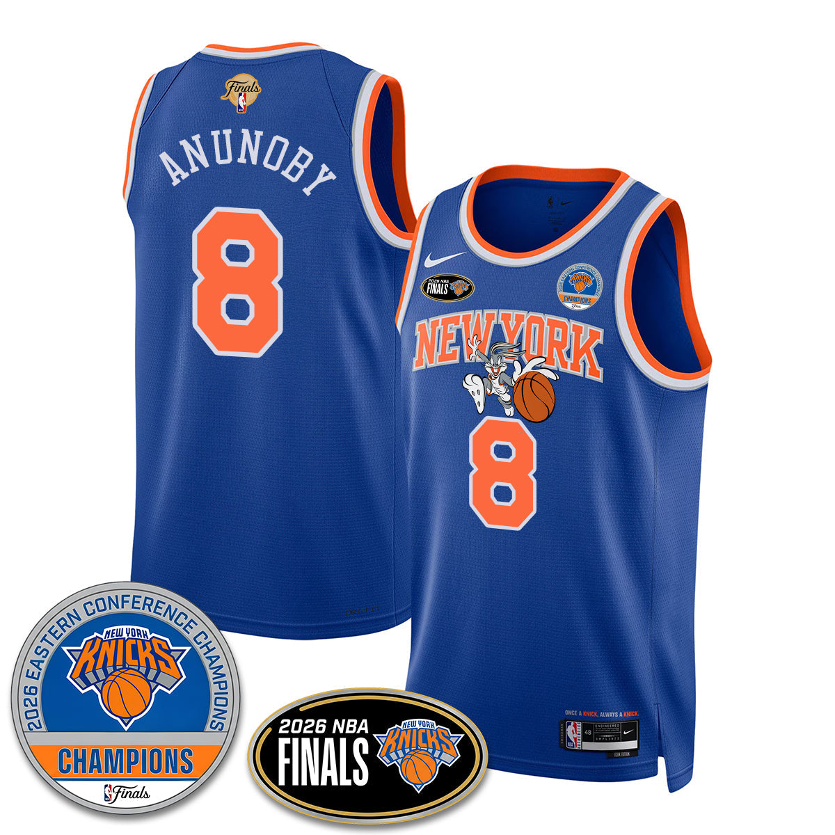 NYK 2026 Basketball  Eastern Conference Champions x Bunny Vapor Jersey - Stitched