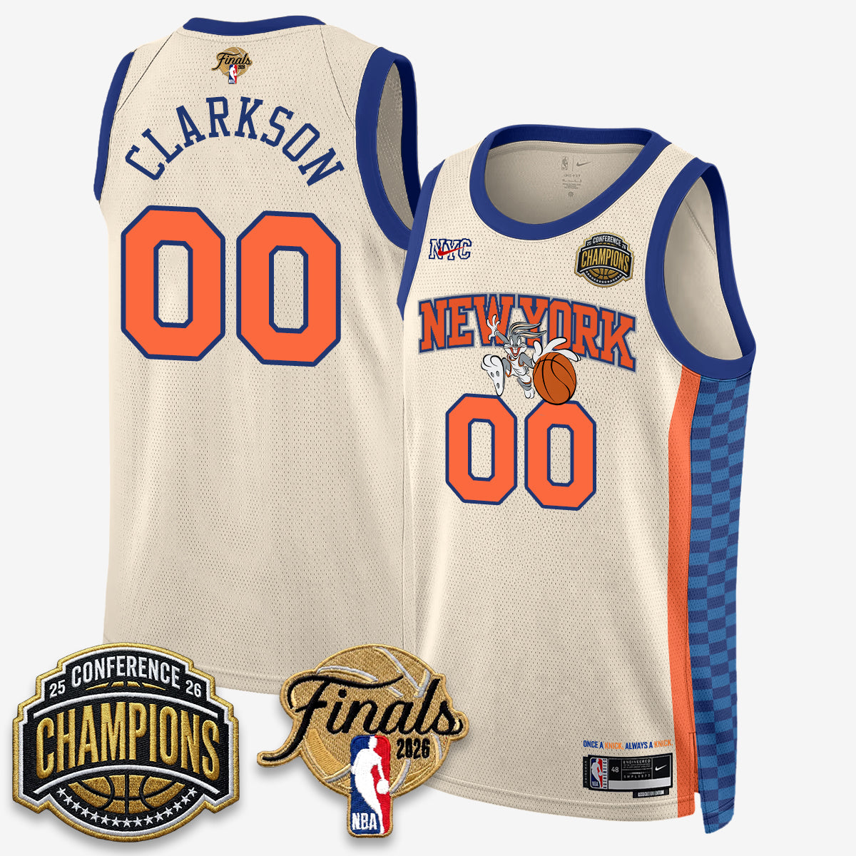 NYK 2026 Basketball  Eastern Conference Champions x Looney Tunes Vapor Jersey V2- Stitched