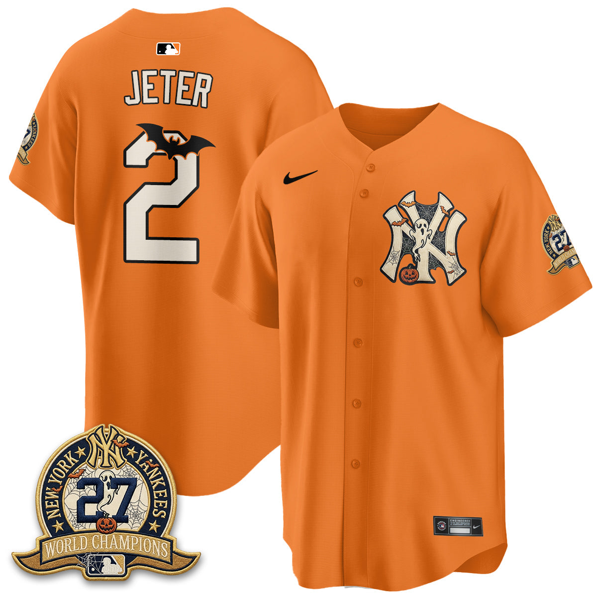 NYY Halloween 2026 Vapor Limited Jersey - Stitched
