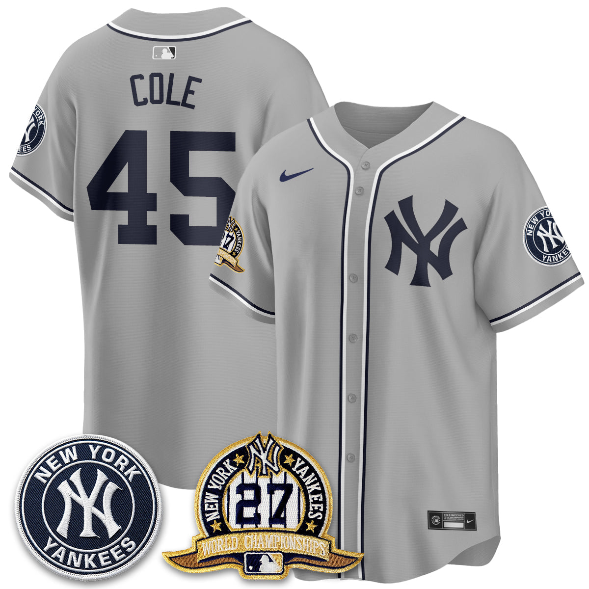 NYY 2026 Black Out Style Vapor Limited Jersey - Stitched