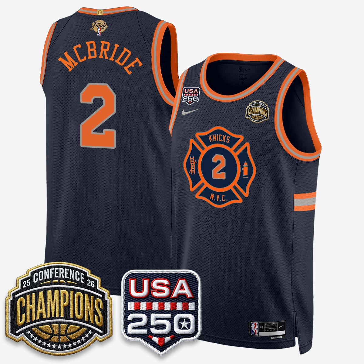 NYK 2026 Basketball  Eastern Conference Champions City Edition Jersey V2- Stitched