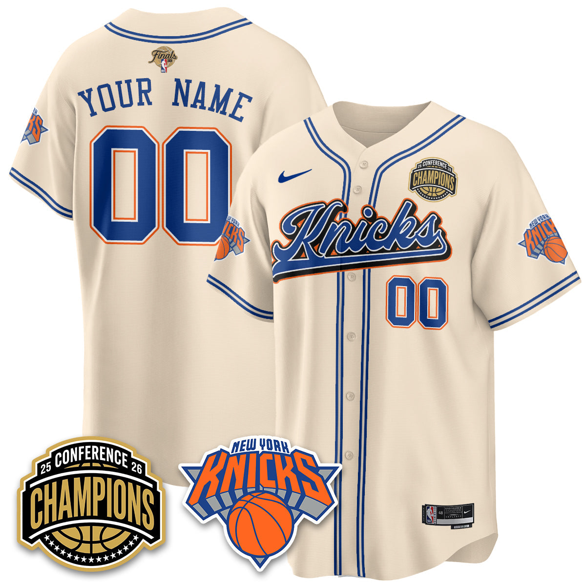 NYK 2026 Basketball  Finals Vapor City Edition Custom Jersey V2- Stitched
