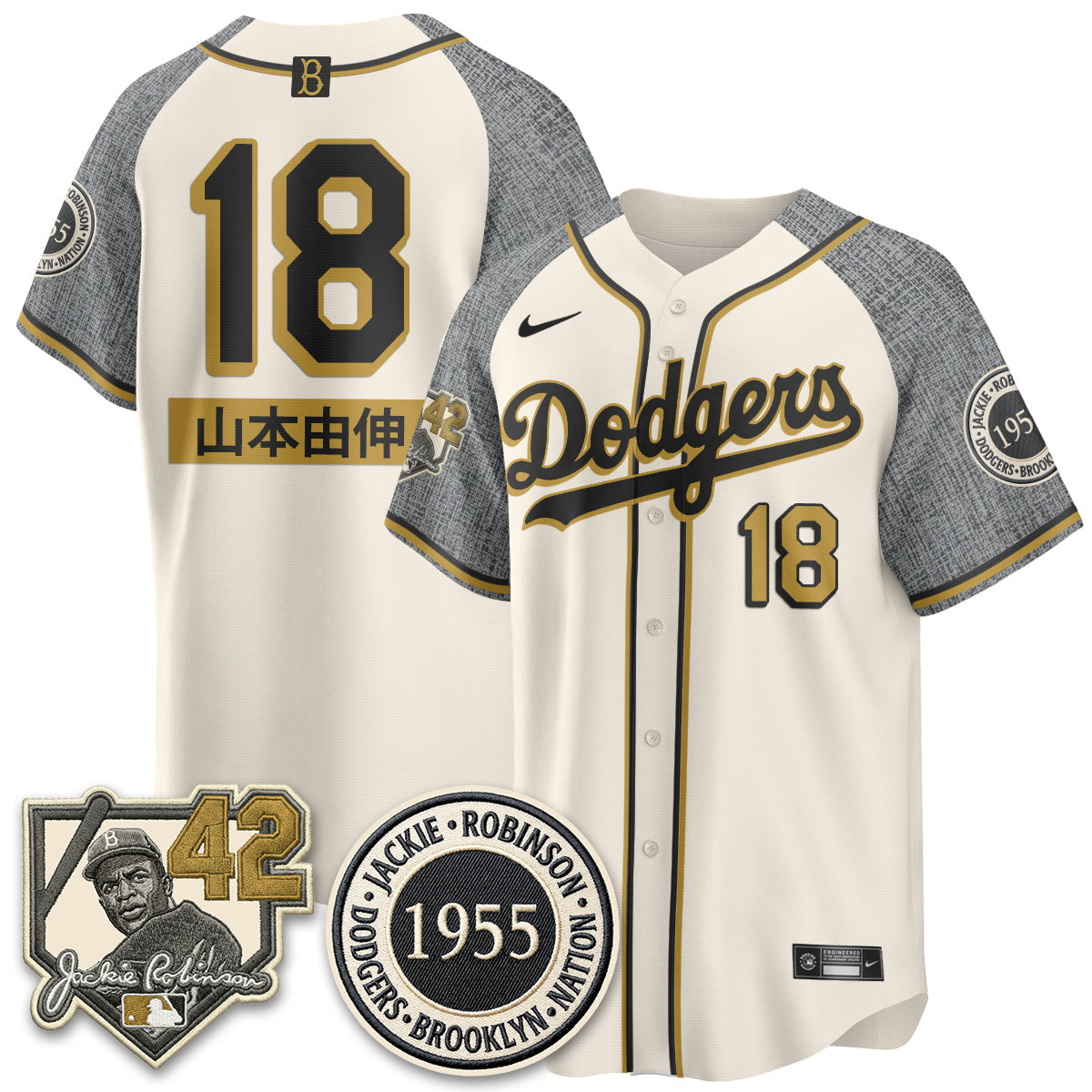 LAD 2026 New Era Jackie Robinson Vapor Limited Jersey -  Stitched