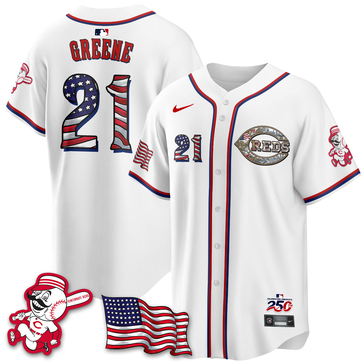 CIN 2026 Independence Day USA Vapor Limited Jersey - Stitched
