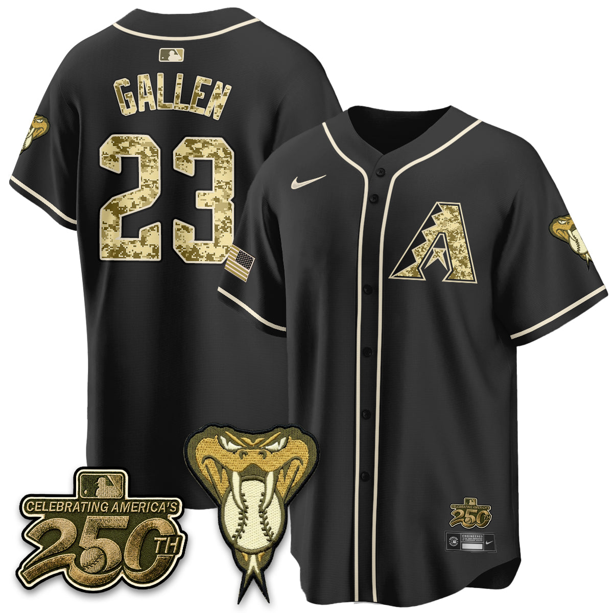 ARI Salute to Service 2026 Vapor Premier Limited Jersey - Stitched