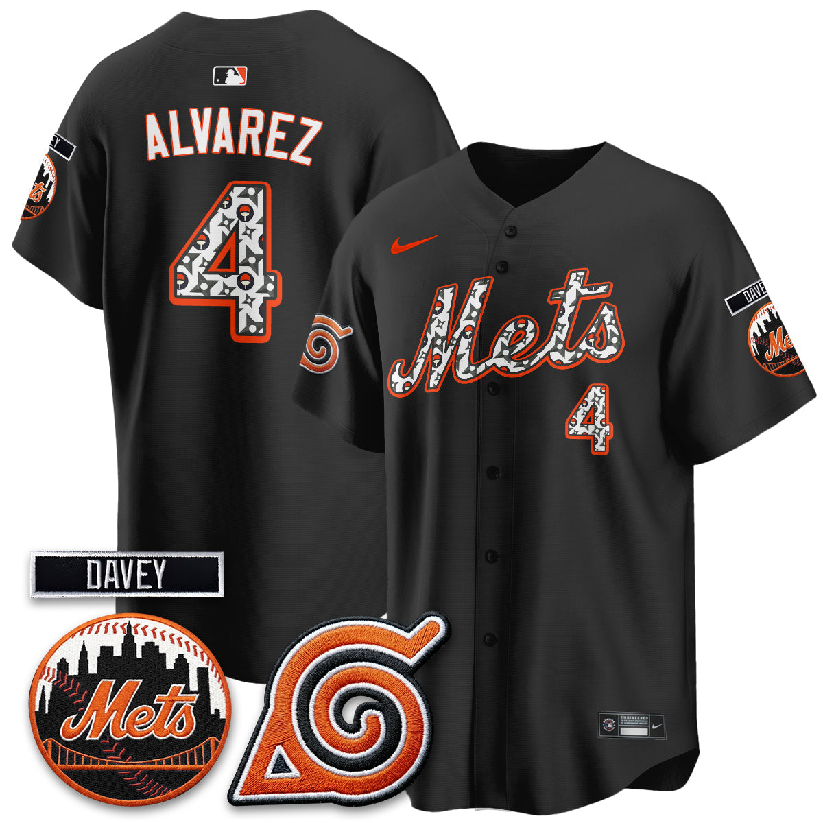 NYM x Naruto Nights 2026 Vapor Limited Jersey - Stitched V2