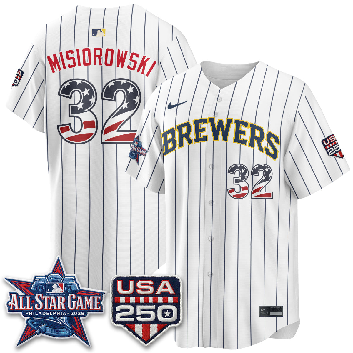 MIL 2026 All Star Game Vapor Jersey - Stitched