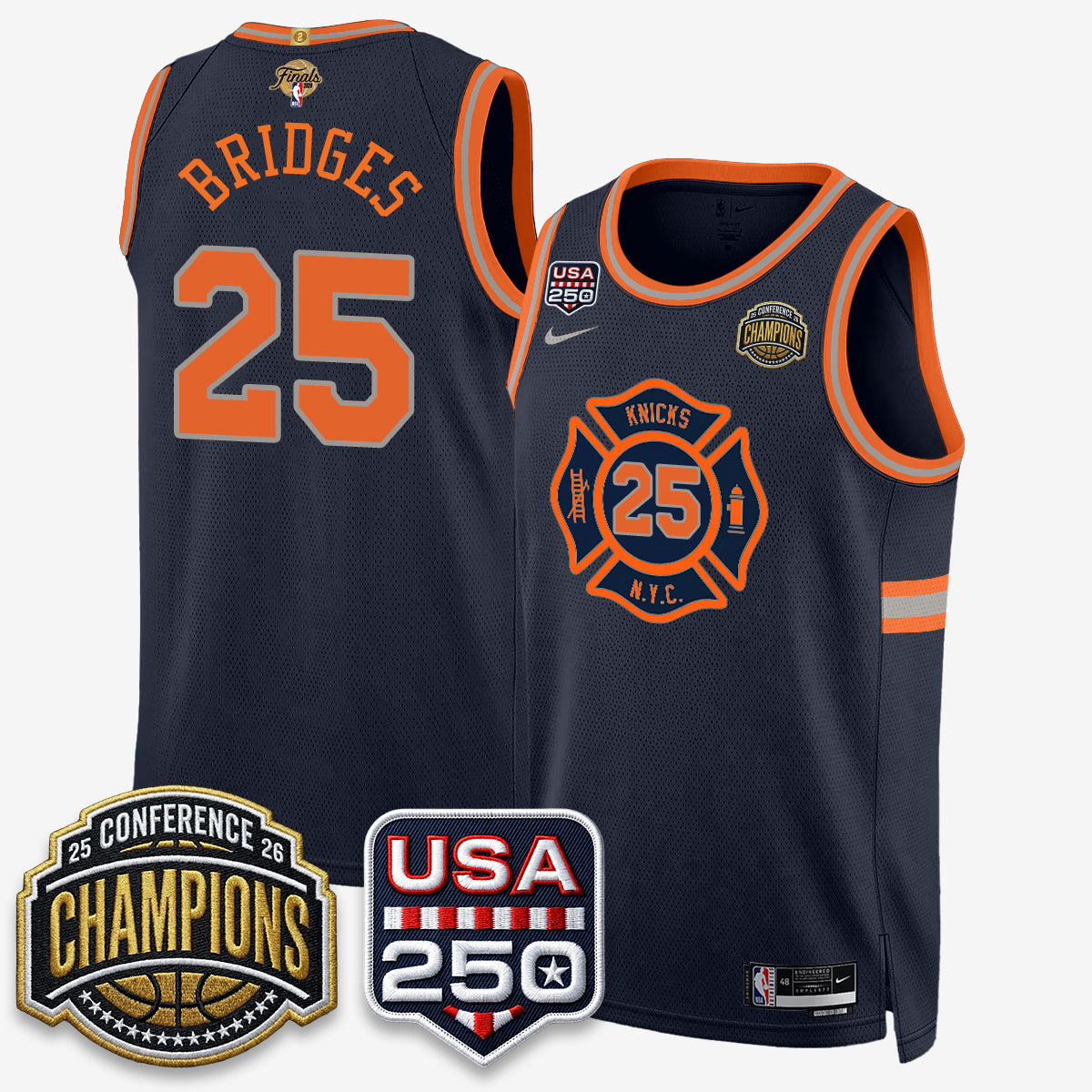 NYK 2026 Basketball  Eastern Conference Champions City Edition Jersey V2- Stitched