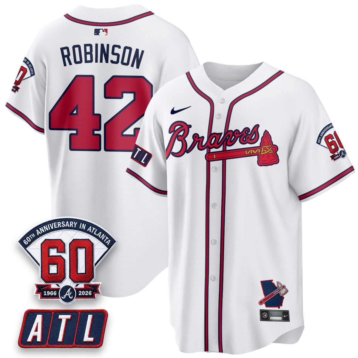 ATL 2026 60th Anniversary Vapor Limited Jersey - Stitched