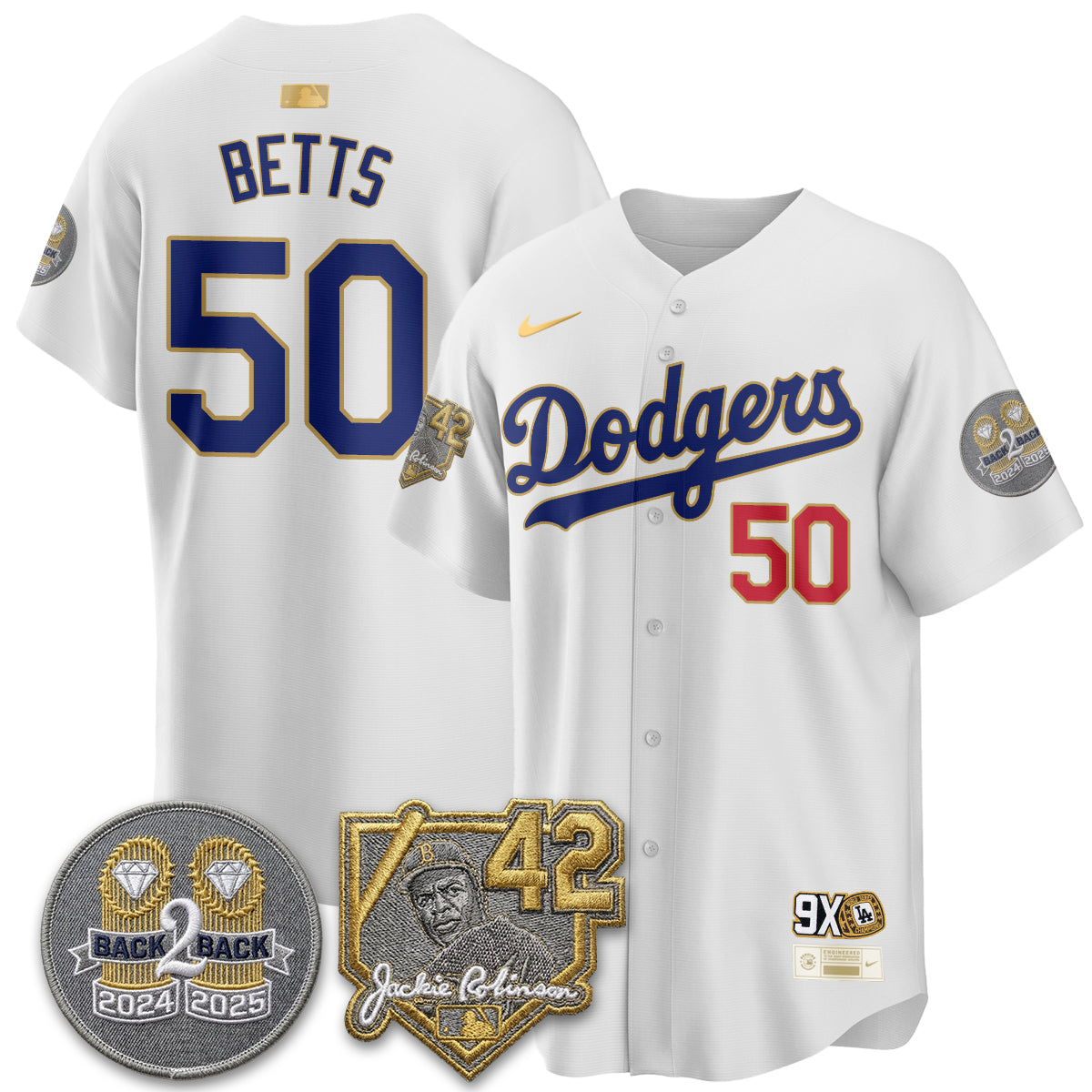 LAD -  2026 Jackie Robinson Day Vapor Limited Jersey - Stitched