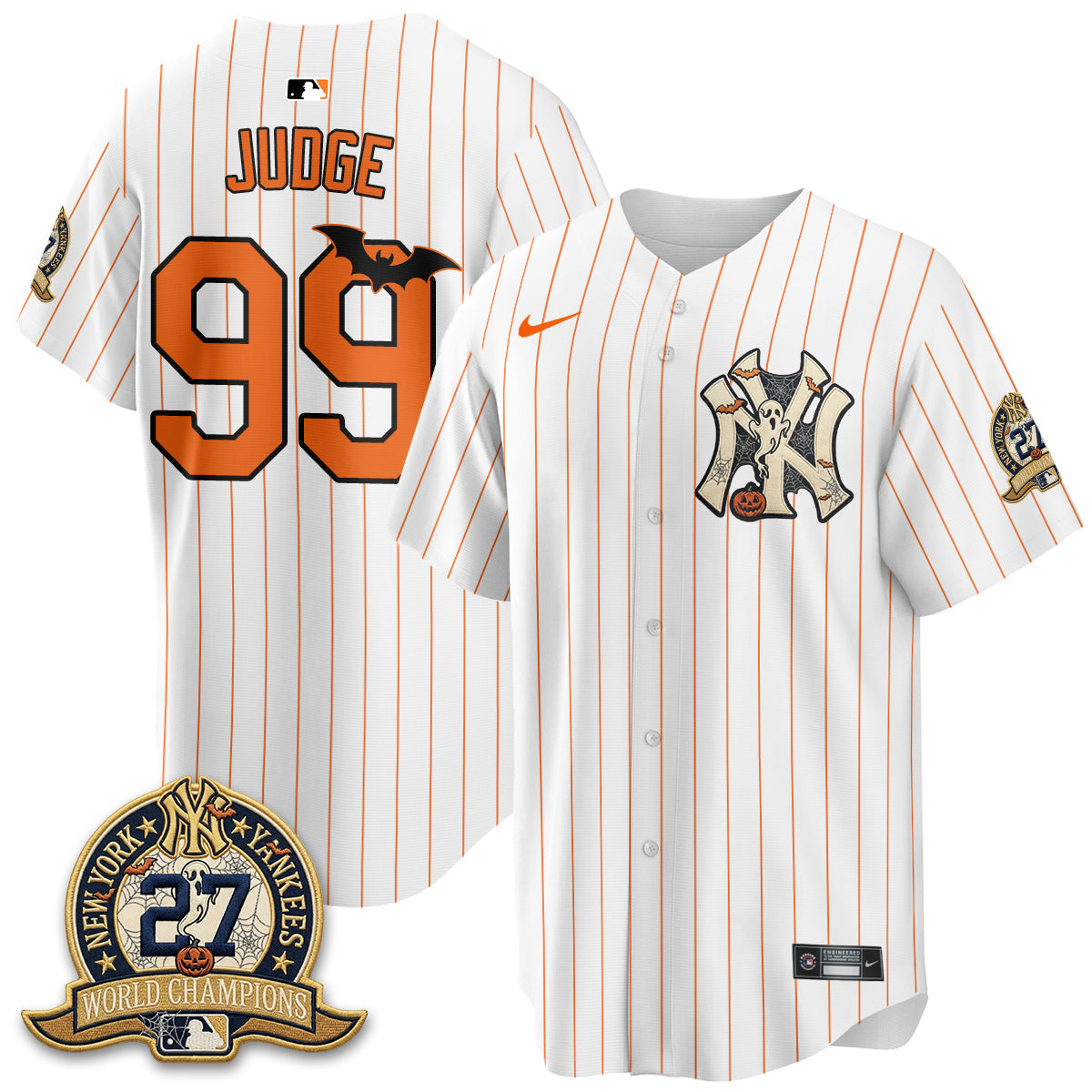 NYY Halloween 2026 Vapor Limited Jersey - Stitched