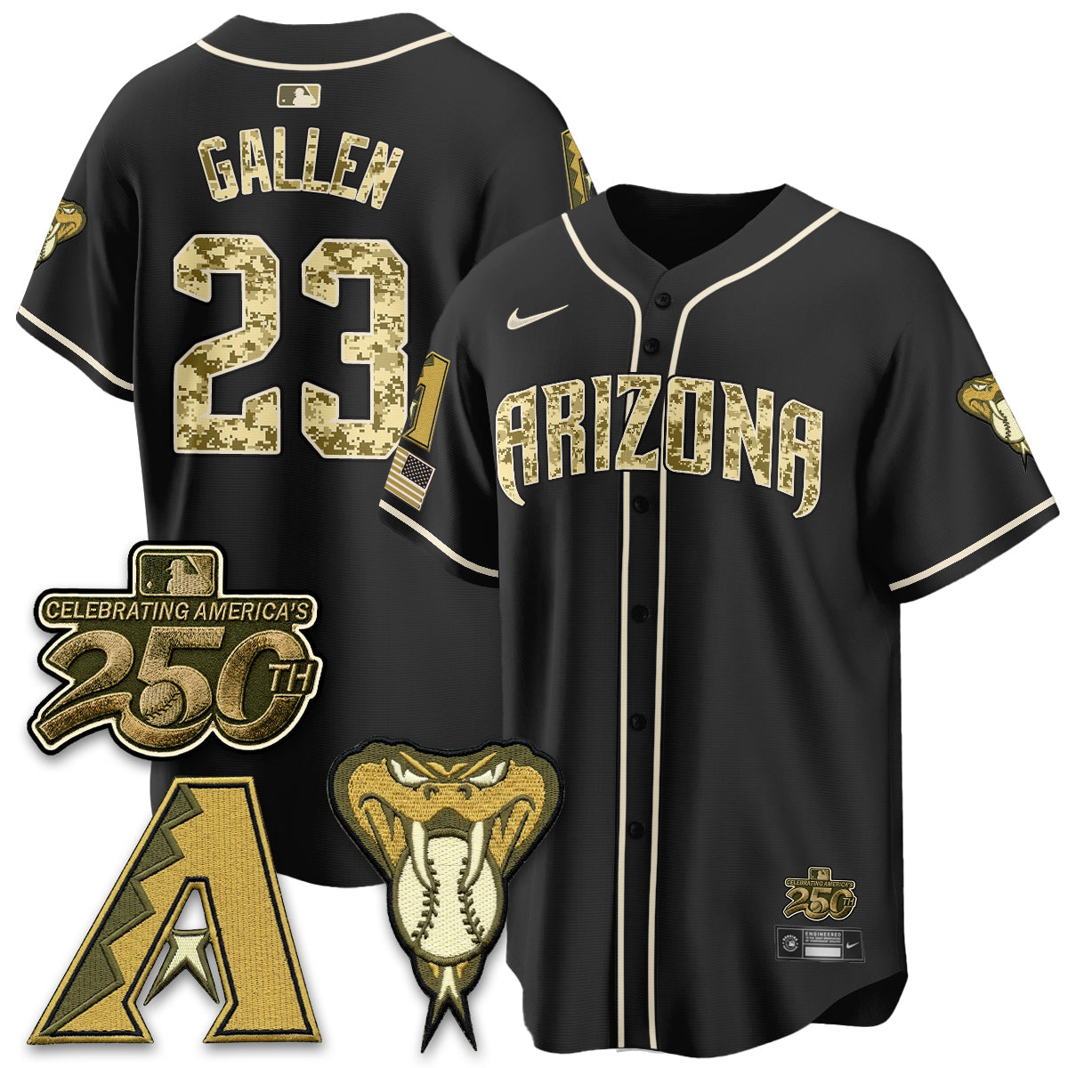 ARI Salute to Service 2026 Vapor Premier Limited Jersey - Stitched