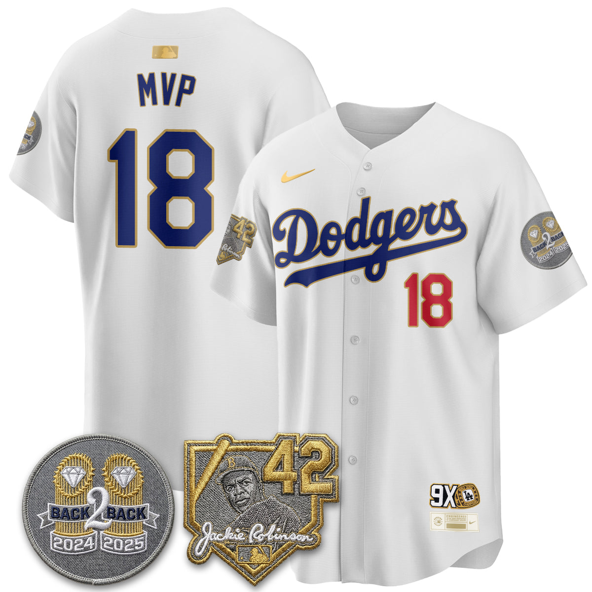 LAD -  2026 Jackie Robinson Day Vapor Limited Jersey - Stitched