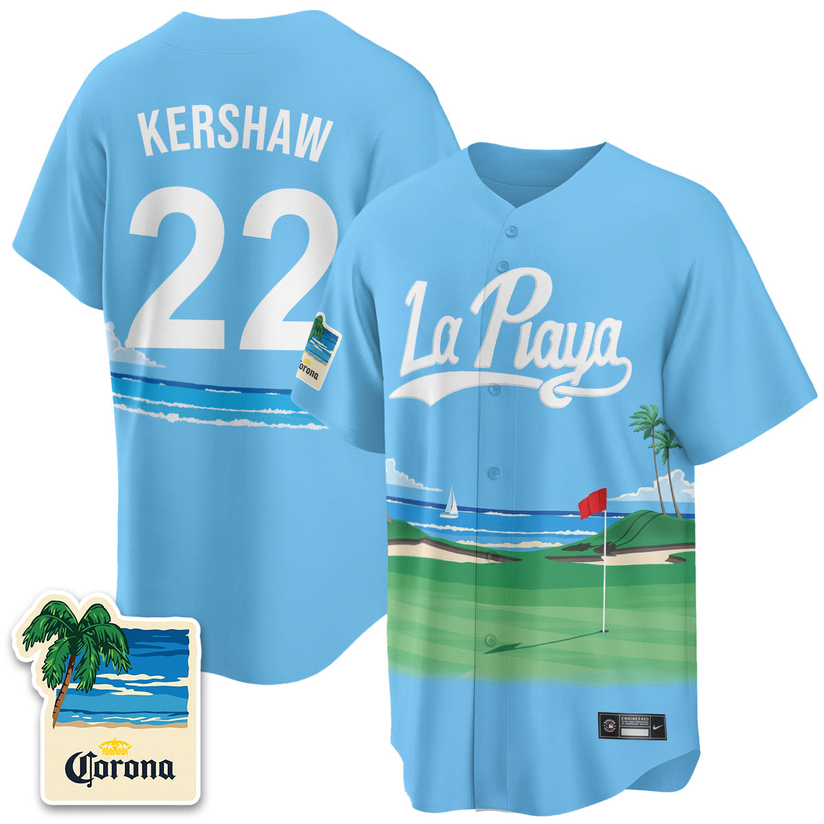 LAD Beach Connect "La Playa" Edition Vapor Jersey- Patch Stitched