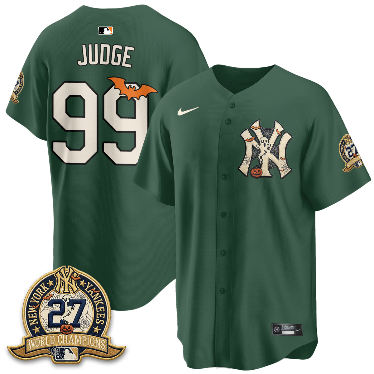 NYY Halloween 2026 Vapor Limited Jersey - Stitched