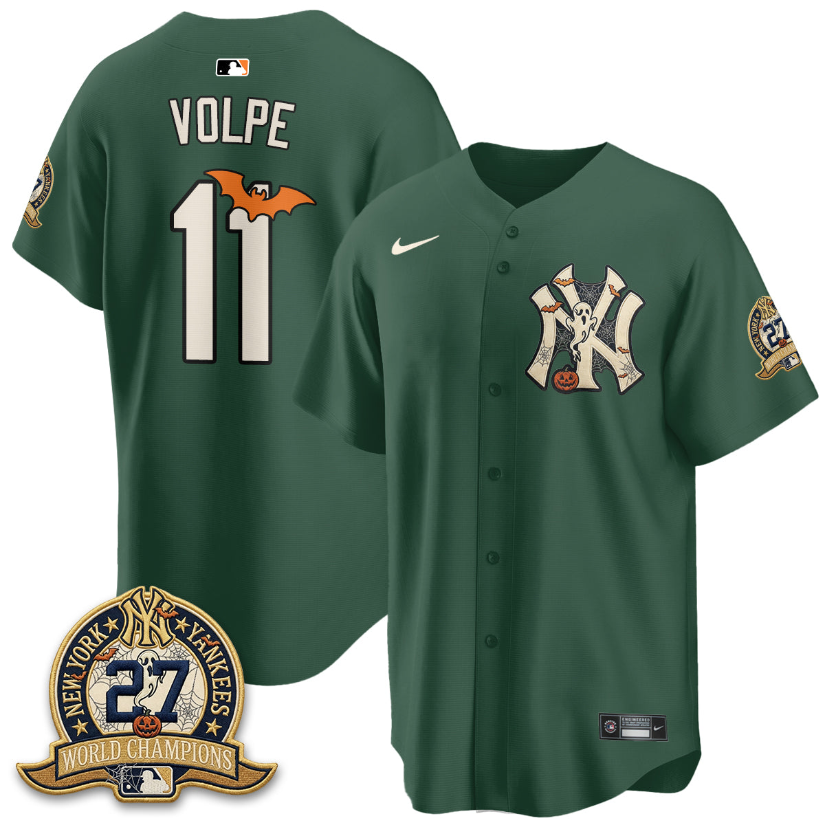 NYY Halloween 2026 Vapor Limited Jersey - Stitched