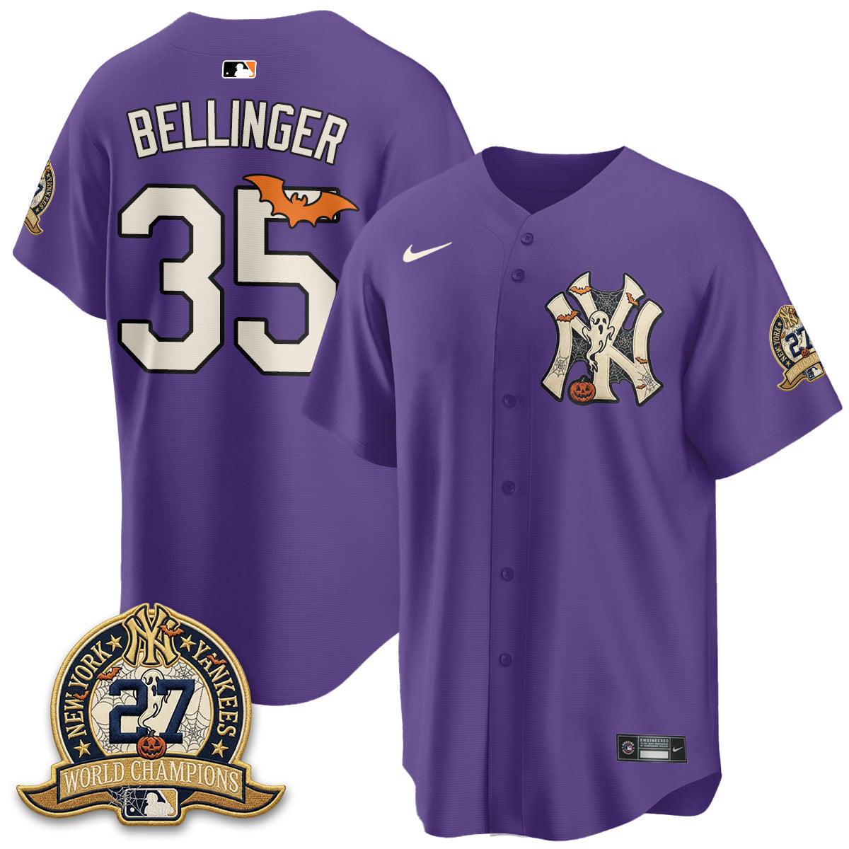 NYY Halloween 2026 Vapor Limited Jersey - Stitched