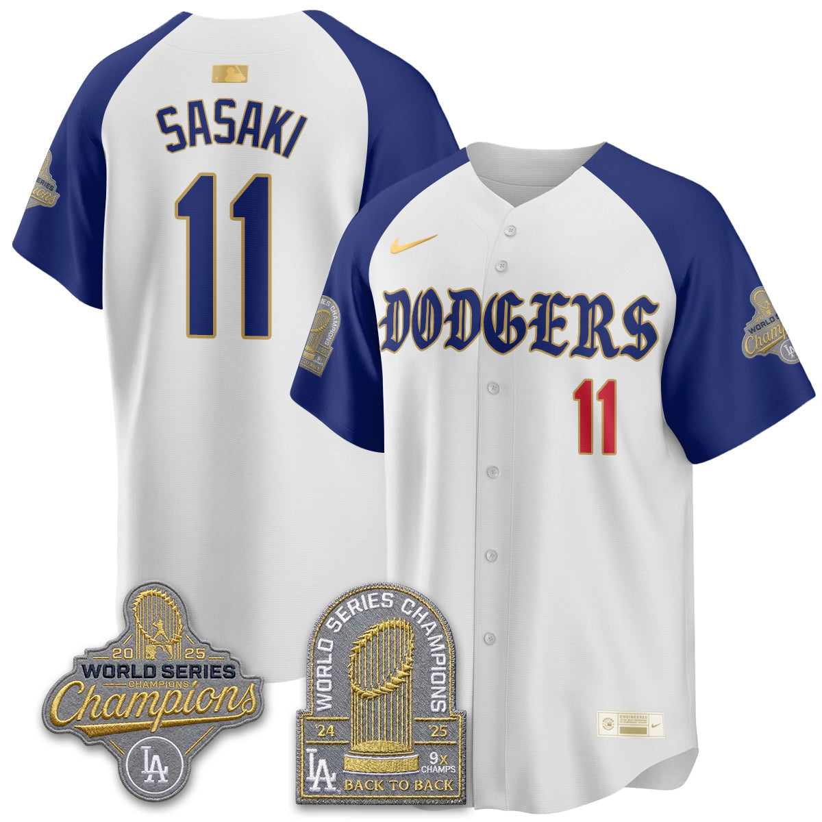 LAD Vapor Limited Jersey - Back to Back 9x Champs - Stitched