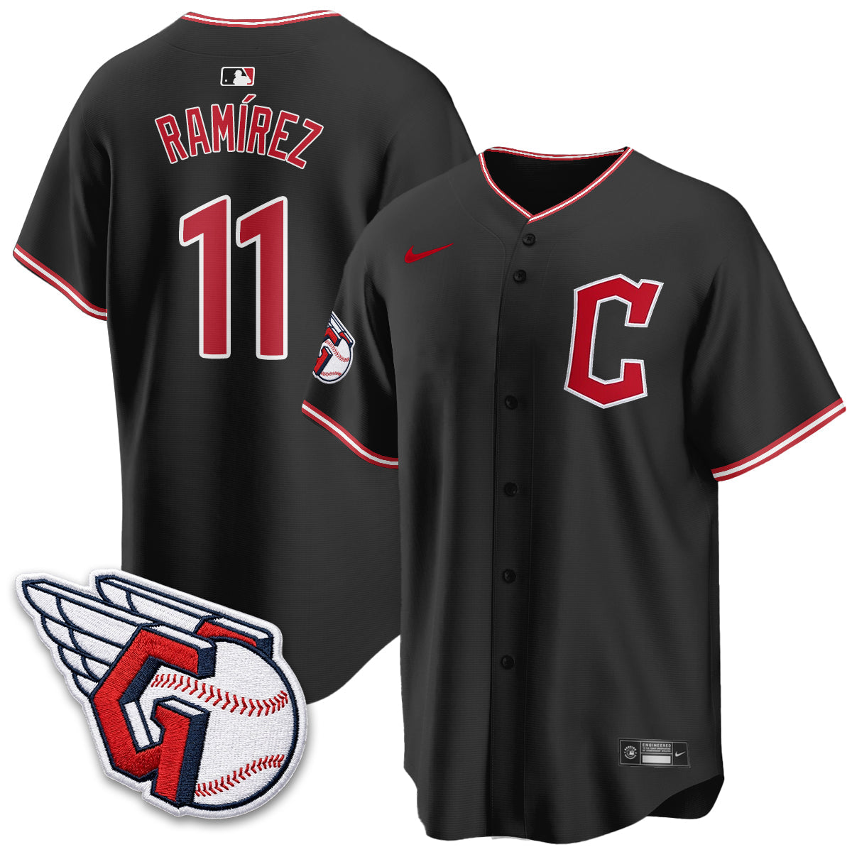 CLE 2026 Black Out Style Limited Vapor Jersey - Stitched
