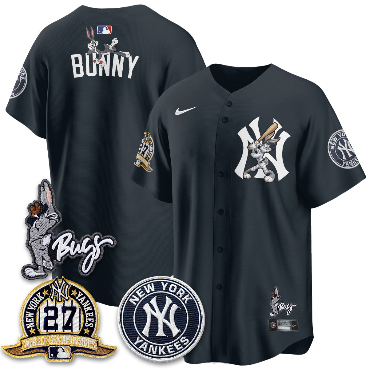 NYY Bunny Vapor Limited Jersey - Stitched