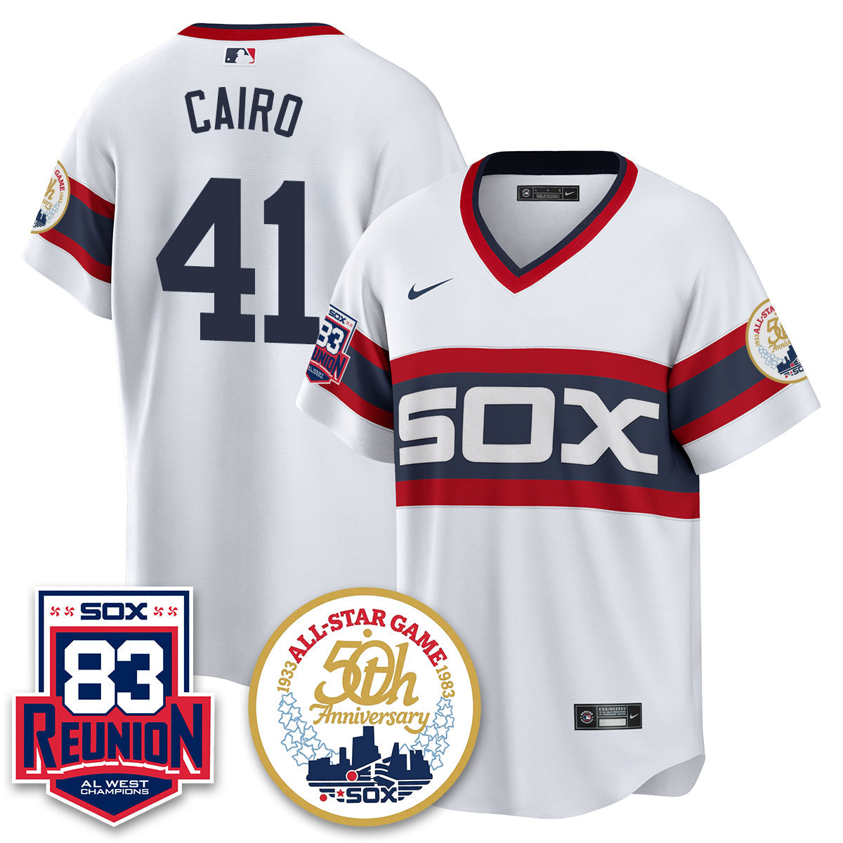 CWS Reunion All West Champions Vapor Jersey - Stitched