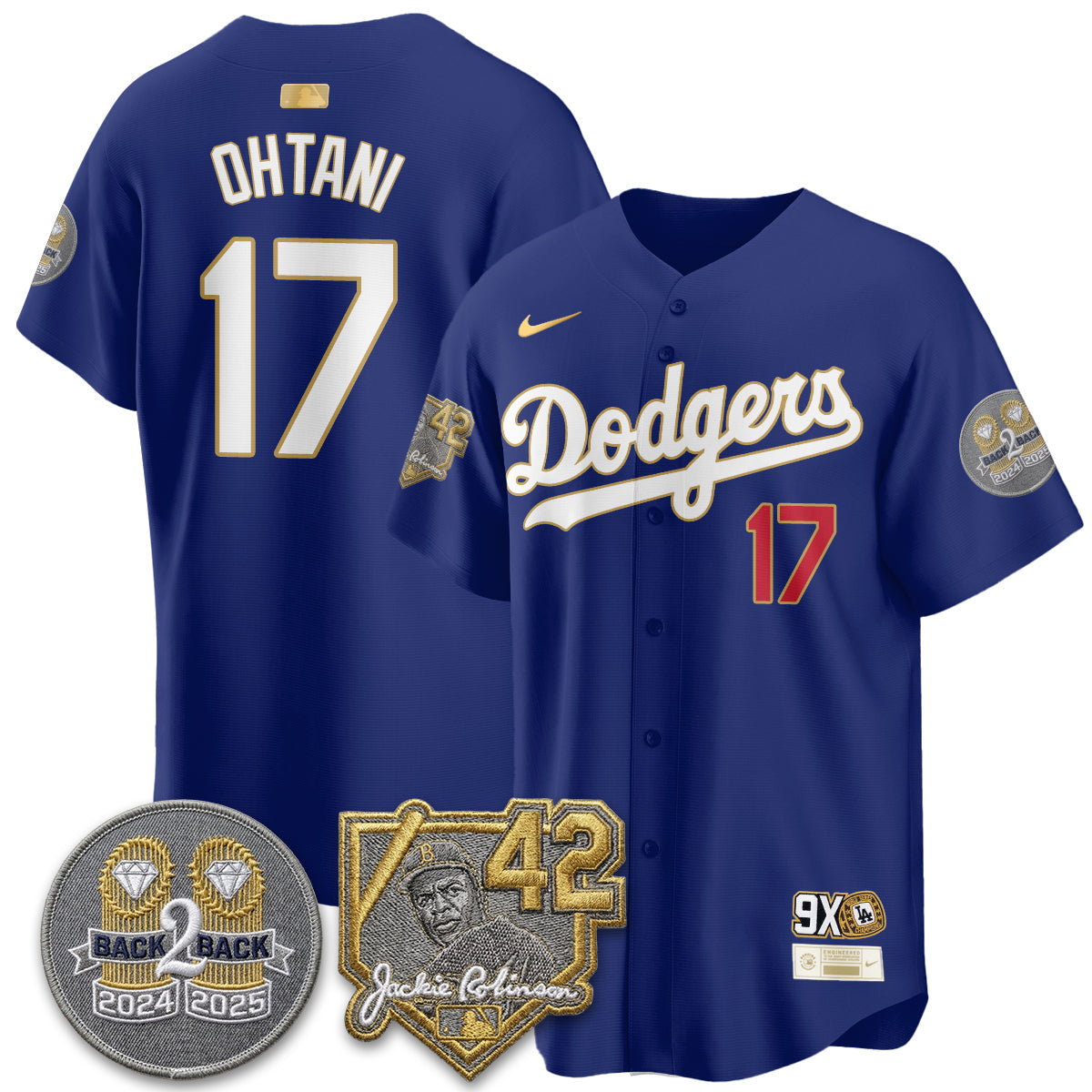 LAD -  2026 Jackie Robinson Day Vapor Limited Jersey - Stitched