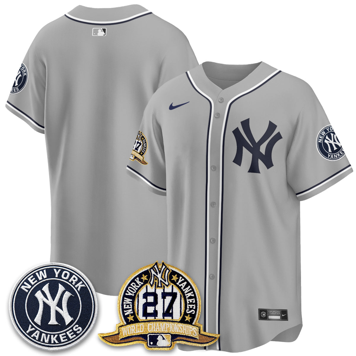 NYY 2026 Black Out Style Vapor Limited Jersey - Stitched