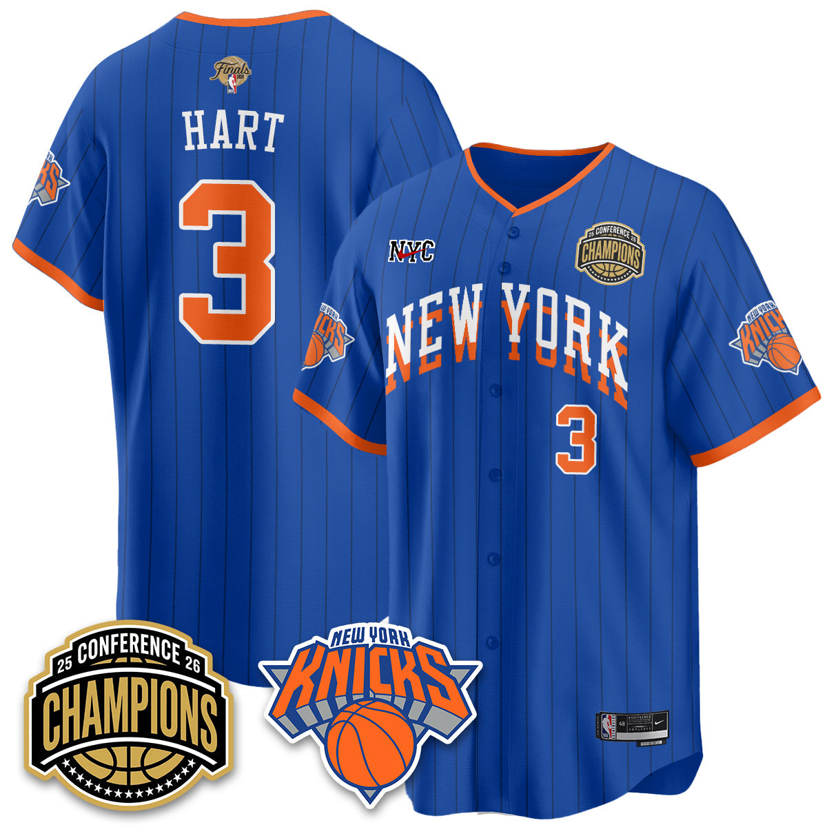 NYK 2026 Basketball  Finals Vapor City Edition Jersey V2- Stitched