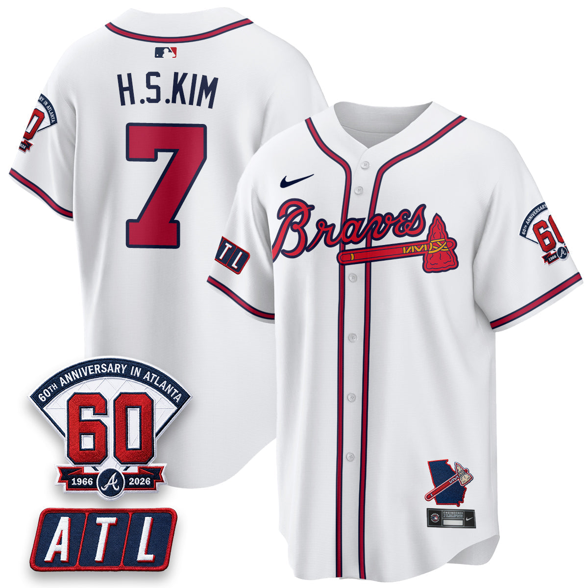 ATL 2026 60th Anniversary Vapor Limited Jersey - Stitched