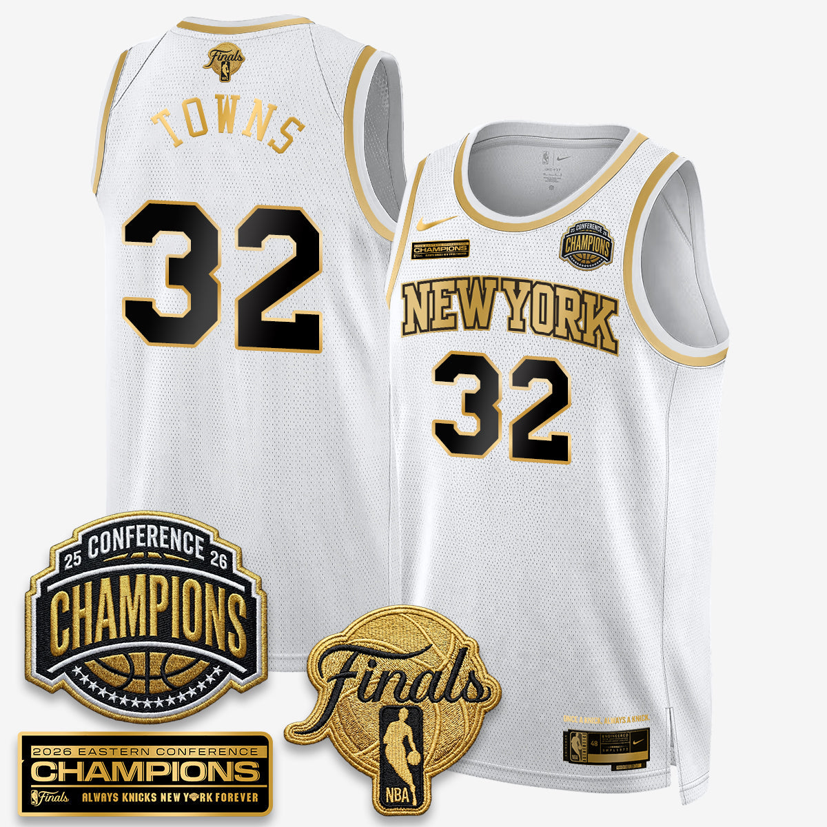 NYK 2026 Basketball  Eastern Conference Champions Vapor Special Edition Jersey - Stitched