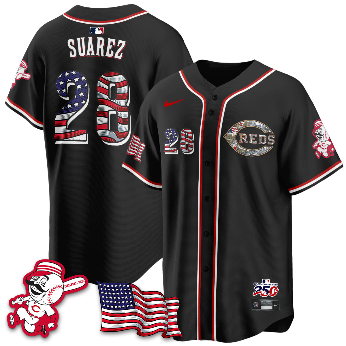 CIN 2026 Independence Day USA Vapor Limited Jersey - Stitched