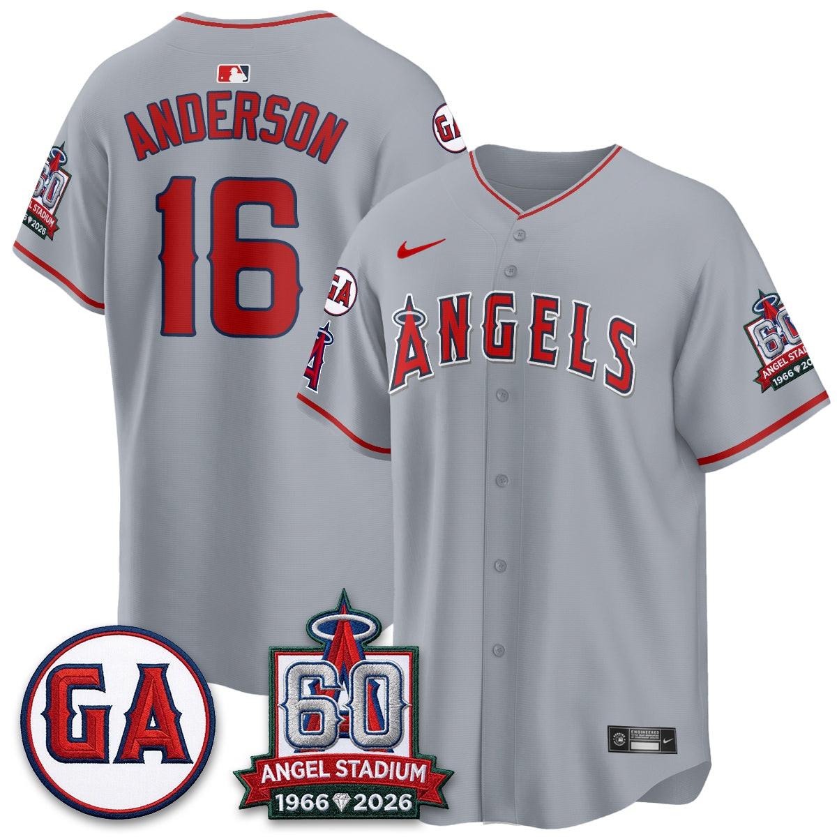 LAA 60th Anniversary Vapor Jersey - Stitched V3