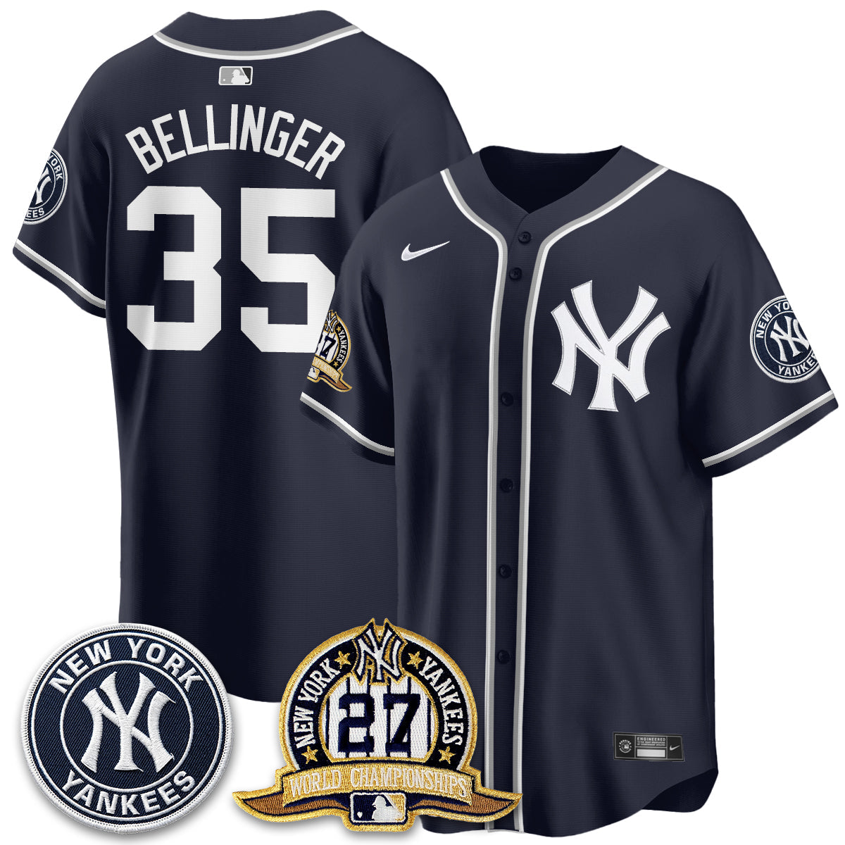 NYY 2026 Black Out Style Vapor Limited Jersey - Stitched