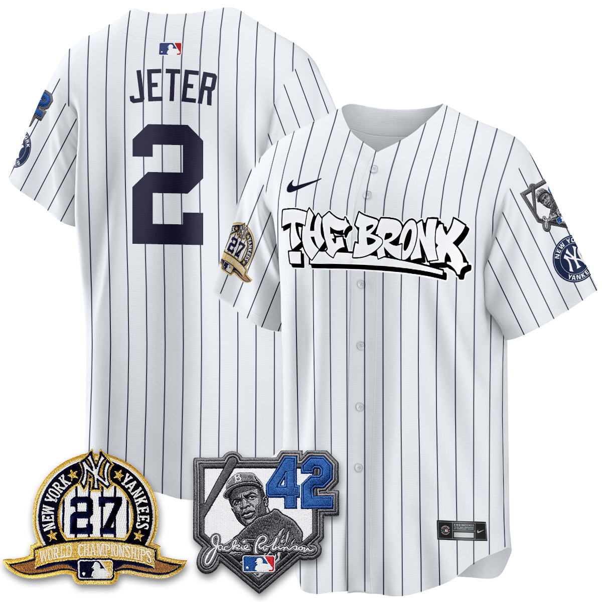 NYY The Bronx 2026 Jackie Robinson Day Vapor Limited Jersey - Stitched