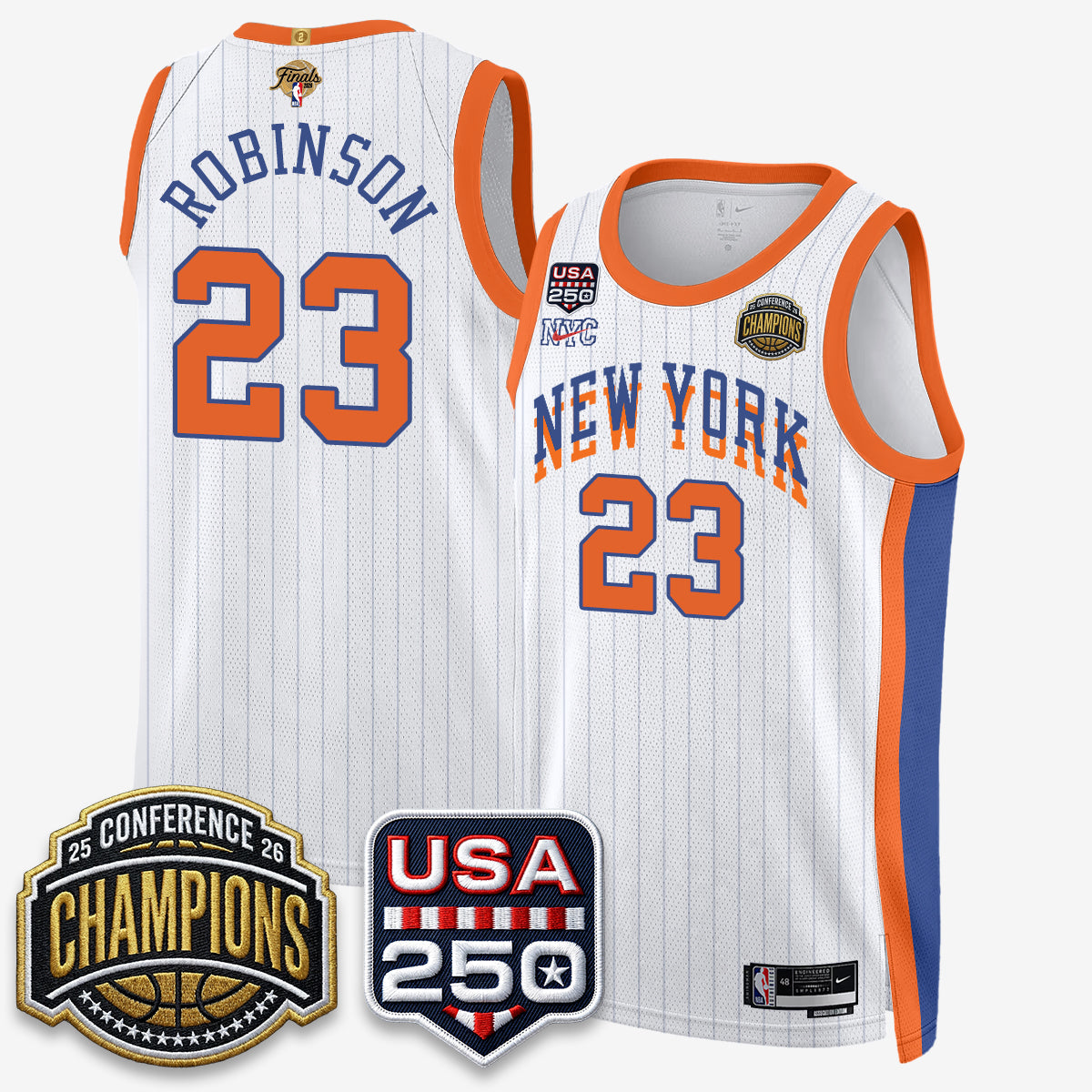 NYK 2026 Basketball  Eastern Conference Champions City Edition Jersey V2- Stitched